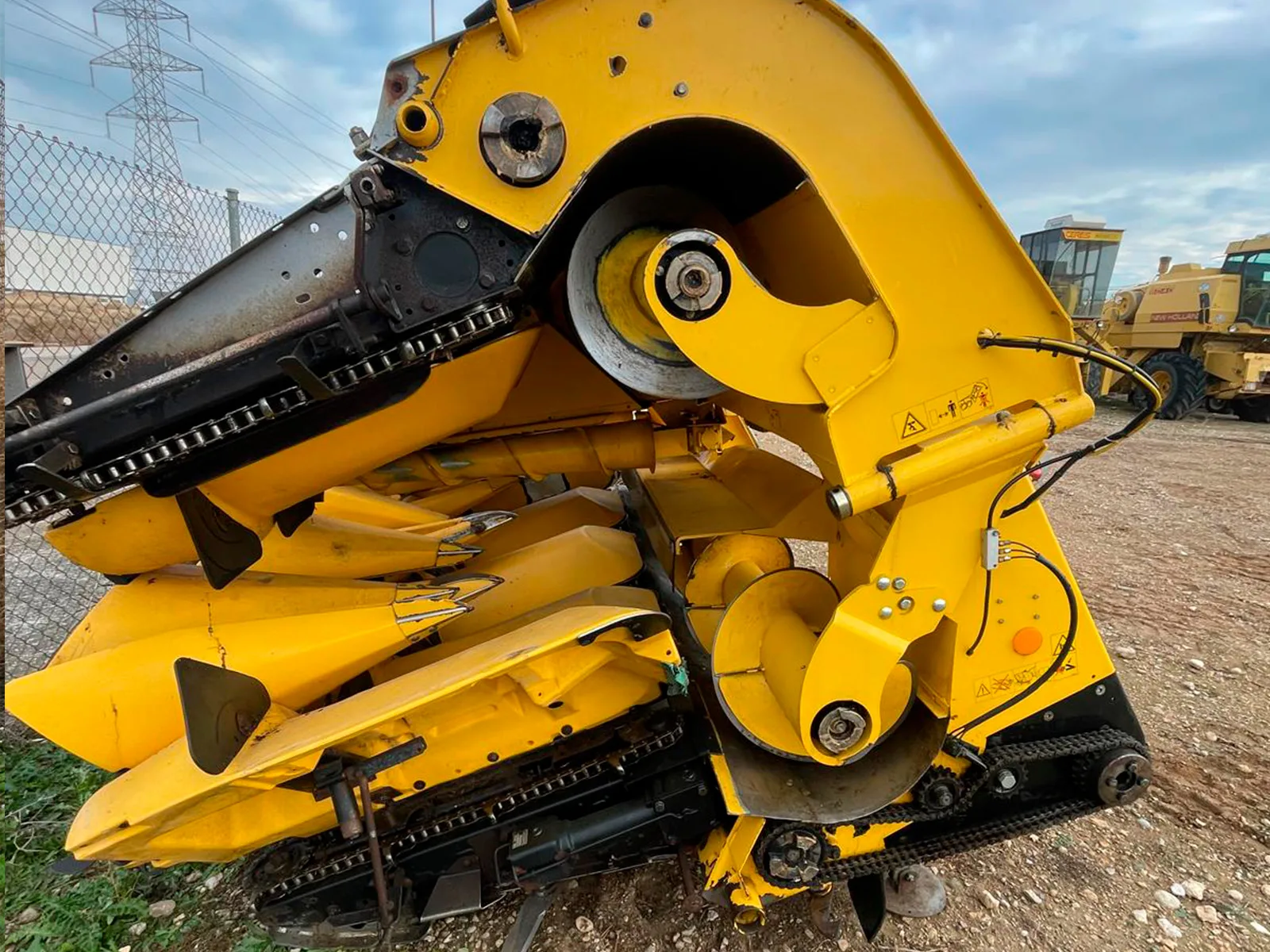 Cosechadoras segura corte de maiz NH