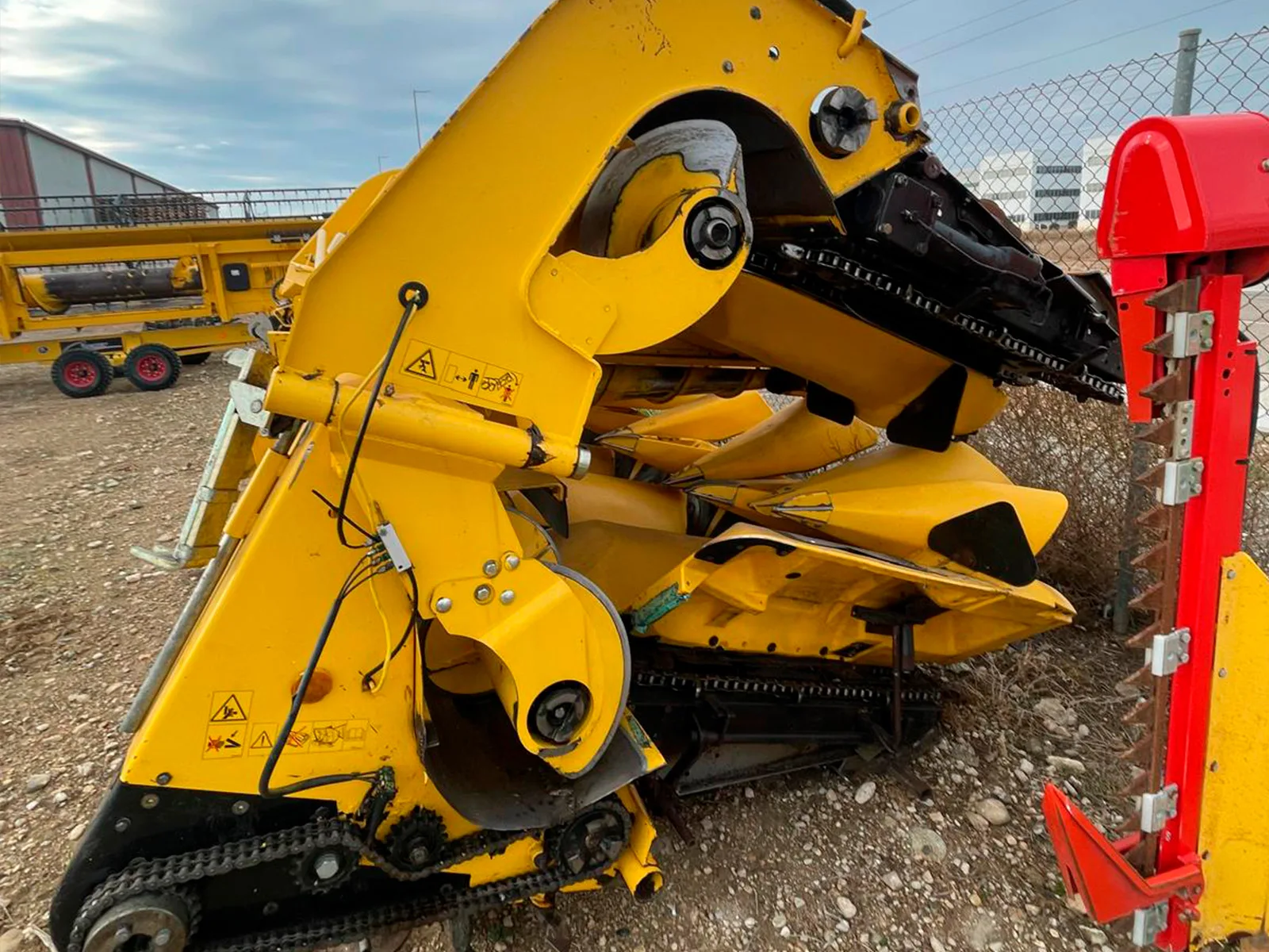 Cosechadoras segura corte de maiz NH. (6)